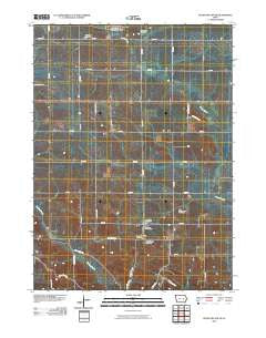 Keystone South Iowa Historical topographic map, 1:24000 scale, 7.5 X 7.5 Minute, Year 2010