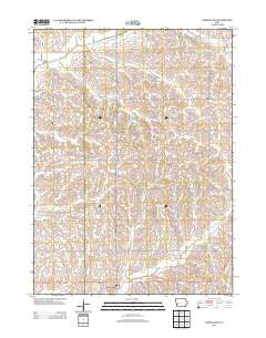Kimballton Iowa Historical topographic map, 1:24000 scale, 7.5 X 7.5 Minute, Year 2013