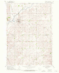 Kingsley Iowa Historical topographic map, 1:24000 scale, 7.5 X 7.5 Minute, Year 1969