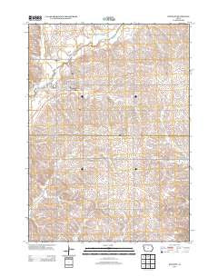 Kingsley Iowa Historical topographic map, 1:24000 scale, 7.5 X 7.5 Minute, Year 2013