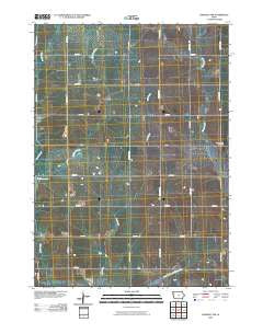 Kingsley NW Iowa Historical topographic map, 1:24000 scale, 7.5 X 7.5 Minute, Year 2010