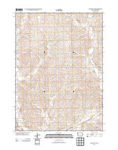 Kingsley NW Iowa Historical topographic map, 1:24000 scale, 7.5 X 7.5 Minute, Year 2013
