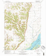 Kingston Iowa Historical topographic map, 1:24000 scale, 7.5 X 7.5 Minute, Year 1964