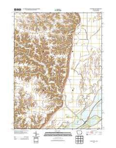 Kingston Iowa Historical topographic map, 1:24000 scale, 7.5 X 7.5 Minute, Year 2013