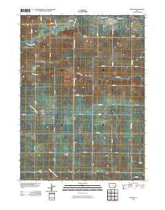 Kinross Iowa Historical topographic map, 1:24000 scale, 7.5 X 7.5 Minute, Year 2010