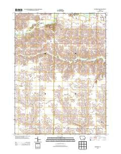 Kinross Iowa Historical topographic map, 1:24000 scale, 7.5 X 7.5 Minute, Year 2013