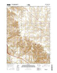 Kirkville Iowa Current topographic map, 1:24000 scale, 7.5 X 7.5 Minute, Year 2015