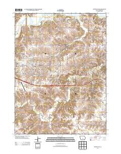 Knoxville Iowa Historical topographic map, 1:24000 scale, 7.5 X 7.5 Minute, Year 2013