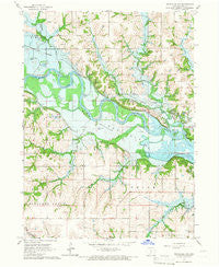 Knoxville NW Iowa Historical topographic map, 1:24000 scale, 7.5 X 7.5 Minute, Year 1965