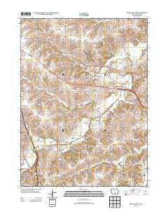 Knoxville SW Iowa Historical topographic map, 1:24000 scale, 7.5 X 7.5 Minute, Year 2013