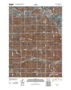 LaMoille Iowa Historical topographic map, 1:24000 scale, 7.5 X 7.5 Minute, Year 2010