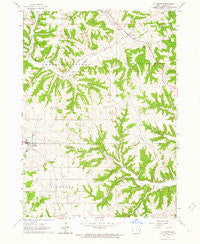 La Motte Iowa Historical topographic map, 1:24000 scale, 7.5 X 7.5 Minute, Year 1962