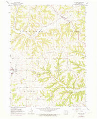 La Motte Iowa Historical topographic map, 1:24000 scale, 7.5 X 7.5 Minute, Year 1962
