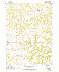 La Motte Iowa Historical topographic map, 1:24000 scale, 7.5 X 7.5 Minute, Year 1962