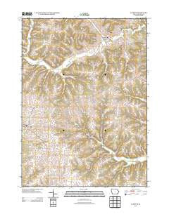 La Motte Iowa Historical topographic map, 1:24000 scale, 7.5 X 7.5 Minute, Year 2013