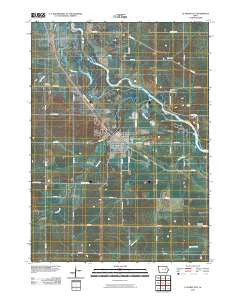 La Porte City Iowa Historical topographic map, 1:24000 scale, 7.5 X 7.5 Minute, Year 2010