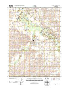 La Porte City Iowa Historical topographic map, 1:24000 scale, 7.5 X 7.5 Minute, Year 2013