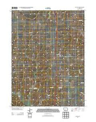 Lacelle Iowa Historical topographic map, 1:24000 scale, 7.5 X 7.5 Minute, Year 2013
