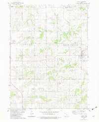Lacona Iowa Historical topographic map, 1:24000 scale, 7.5 X 7.5 Minute, Year 1982