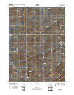 Lacona Iowa Historical topographic map, 1:24000 scale, 7.5 X 7.5 Minute, Year 2010
