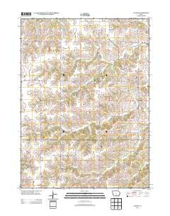 Lacona Iowa Historical topographic map, 1:24000 scale, 7.5 X 7.5 Minute, Year 2013