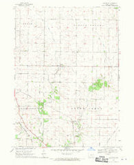Lafayette Iowa Historical topographic map, 1:24000 scale, 7.5 X 7.5 Minute, Year 1968