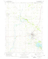 Lake Mills Iowa Historical topographic map, 1:24000 scale, 7.5 X 7.5 Minute, Year 1972
