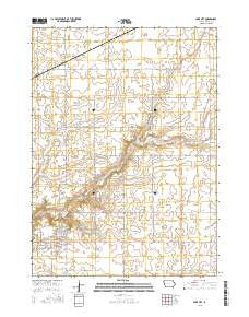 Lake City Iowa Current topographic map, 1:24000 scale, 7.5 X 7.5 Minute, Year 2015