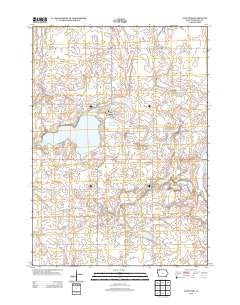 Lake Park Iowa Historical topographic map, 1:24000 scale, 7.5 X 7.5 Minute, Year 2013