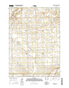 Lake Park SE Iowa Current topographic map, 1:24000 scale, 7.5 X 7.5 Minute, Year 2015