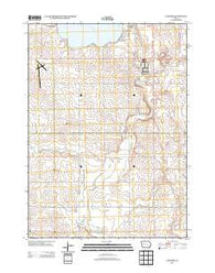Lakeside Iowa Historical topographic map, 1:24000 scale, 7.5 X 7.5 Minute, Year 2013