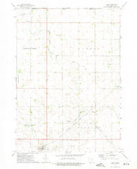 Lakota Iowa Historical topographic map, 1:24000 scale, 7.5 X 7.5 Minute, Year 1972