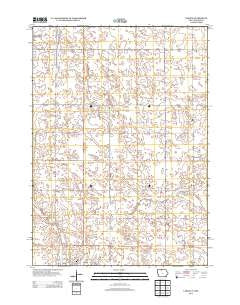 Lakota Iowa Historical topographic map, 1:24000 scale, 7.5 X 7.5 Minute, Year 2013