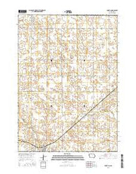 Lakota Iowa Current topographic map, 1:24000 scale, 7.5 X 7.5 Minute, Year 2015