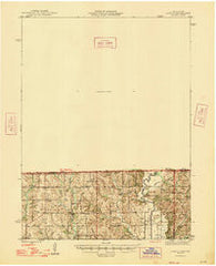 Lamoni Iowa Historical topographic map, 1:62500 scale, 15 X 15 Minute, Year 1947
