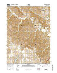 Lamoni North Iowa Current topographic map, 1:24000 scale, 7.5 X 7.5 Minute, Year 2015