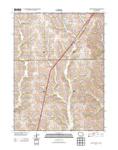 Lamoni South Iowa Historical topographic map, 1:24000 scale, 7.5 X 7.5 Minute, Year 2013