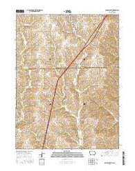 Lamoni South Iowa Current topographic map, 1:24000 scale, 7.5 X 7.5 Minute, Year 2015