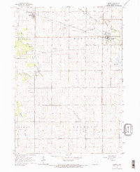 Lamont Iowa Historical topographic map, 1:24000 scale, 7.5 X 7.5 Minute, Year 1965