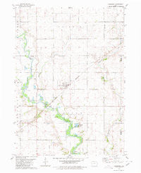 Lanesboro Iowa Historical topographic map, 1:24000 scale, 7.5 X 7.5 Minute, Year 1980