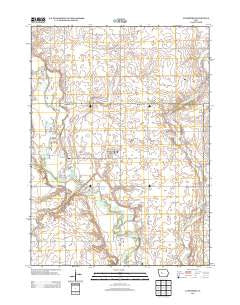 Lanesboro Iowa Historical topographic map, 1:24000 scale, 7.5 X 7.5 Minute, Year 2013