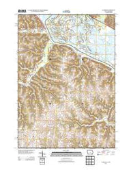 Lansing Iowa Historical topographic map, 1:24000 scale, 7.5 X 7.5 Minute, Year 2013