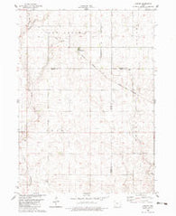 Lanyon Iowa Historical topographic map, 1:24000 scale, 7.5 X 7.5 Minute, Year 1982