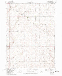 Lanyon Iowa Historical topographic map, 1:24000 scale, 7.5 X 7.5 Minute, Year 1982
