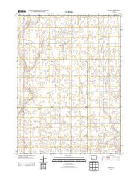 Lanyon Iowa Historical topographic map, 1:24000 scale, 7.5 X 7.5 Minute, Year 2013