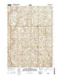 Lanyon Iowa Current topographic map, 1:24000 scale, 7.5 X 7.5 Minute, Year 2015