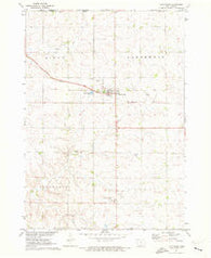Larchwood Iowa Historical topographic map, 1:24000 scale, 7.5 X 7.5 Minute, Year 1971