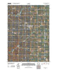 Larchwood Iowa Historical topographic map, 1:24000 scale, 7.5 X 7.5 Minute, Year 2010