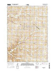 Larchwood Iowa Current topographic map, 1:24000 scale, 7.5 X 7.5 Minute, Year 2015