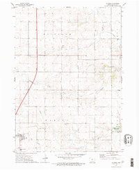 Latimer Iowa Historical topographic map, 1:24000 scale, 7.5 X 7.5 Minute, Year 1972